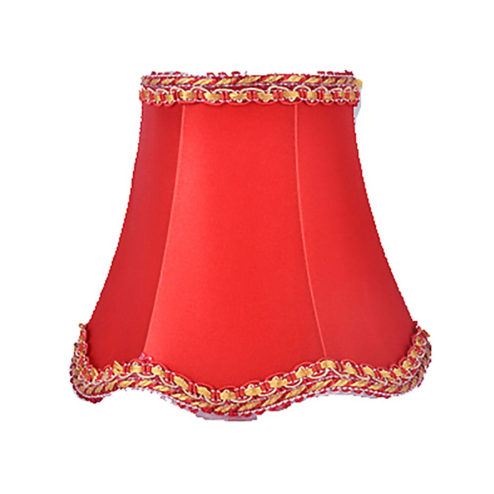 Vintage Small Lace Lamp Shades Textured Fabric Ceiling Chandelier Light Covers Fabric, PVC Lamp Shade Sytle: 3