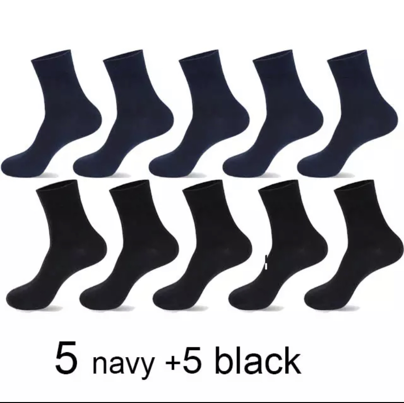 10 paar/männer Socken Polyester Baumwolle Mittelrohr Socken Sommer Dünne Einfarbig Atmungsaktive Geschäft herren Socken männer: Grün verrotten