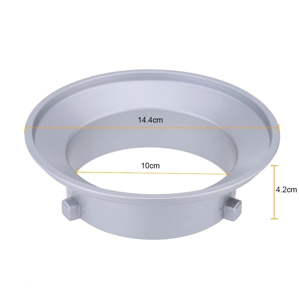 Godox SA-01-BW adaptador de anillo de brida de montaje de 144mm de diámetro para accesorios de Flash apto para Bowens