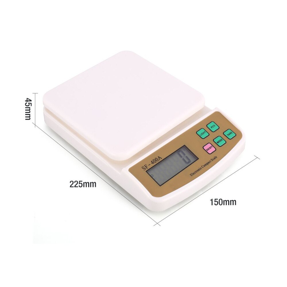 Báscula Digital de precisión de 10000g, peso con función de tara, g/oz/lb/kg, para cocina, hornear, comida, pesaje de tara de hoja de té