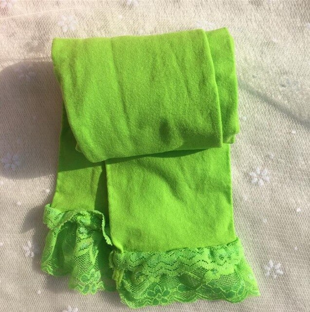 Primavera verão modelos de renda gancho renda doce na altura do joelho menina meias leggings 14 cores tz05: 7