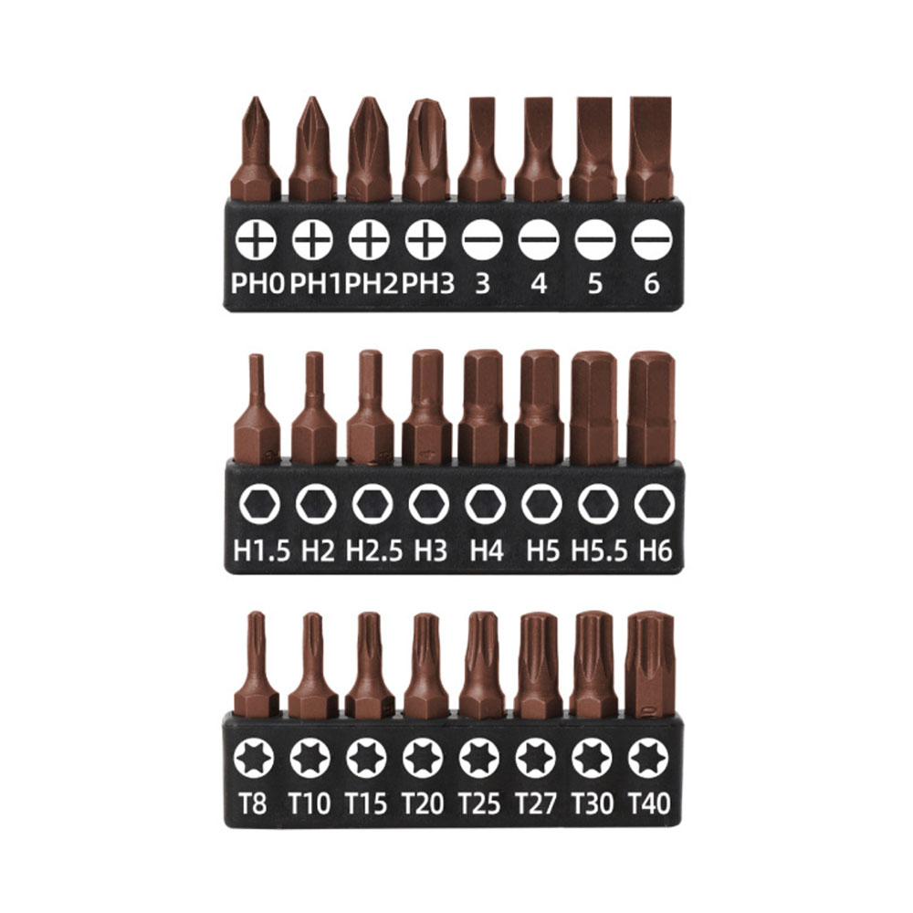 8pcs PH Torx Star Screwdriver Bits 25mm Hex Shank Security Magnetic Driver Bit Holder For Electric Screwdriver Bit Accessories