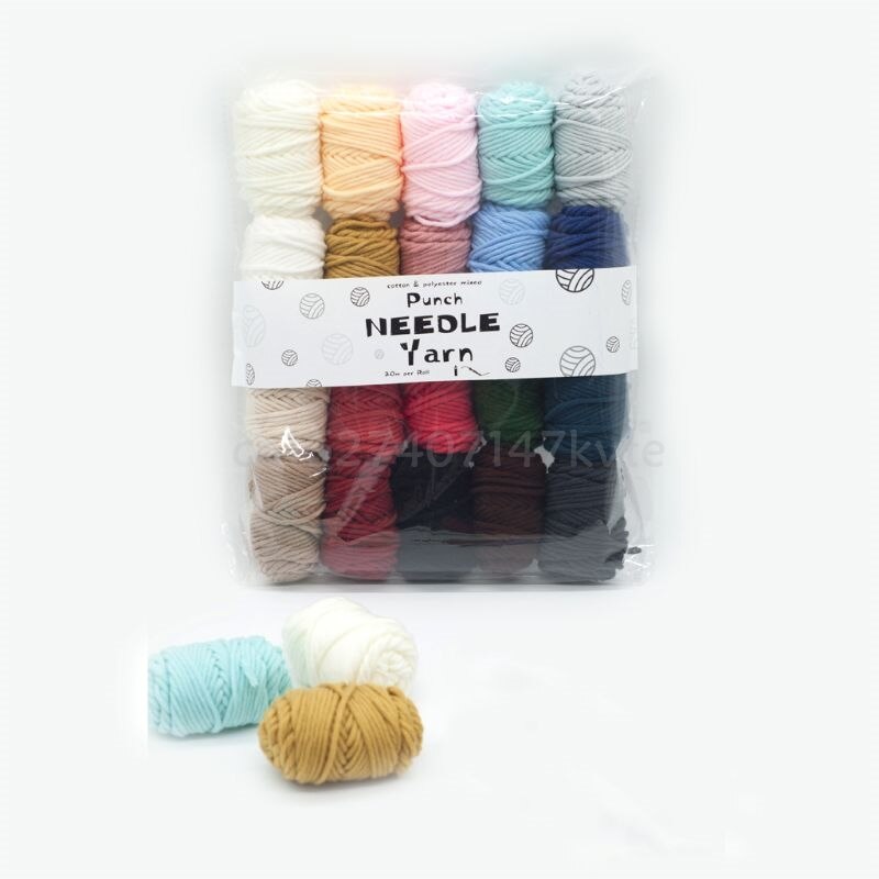 20 kleuren Borduren Kruissteek Punch Naaldvilten Draad Garen DIY Breien