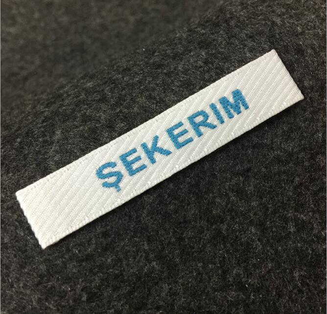 !0558 colorful woven labels custom clothing labels garment washing labels