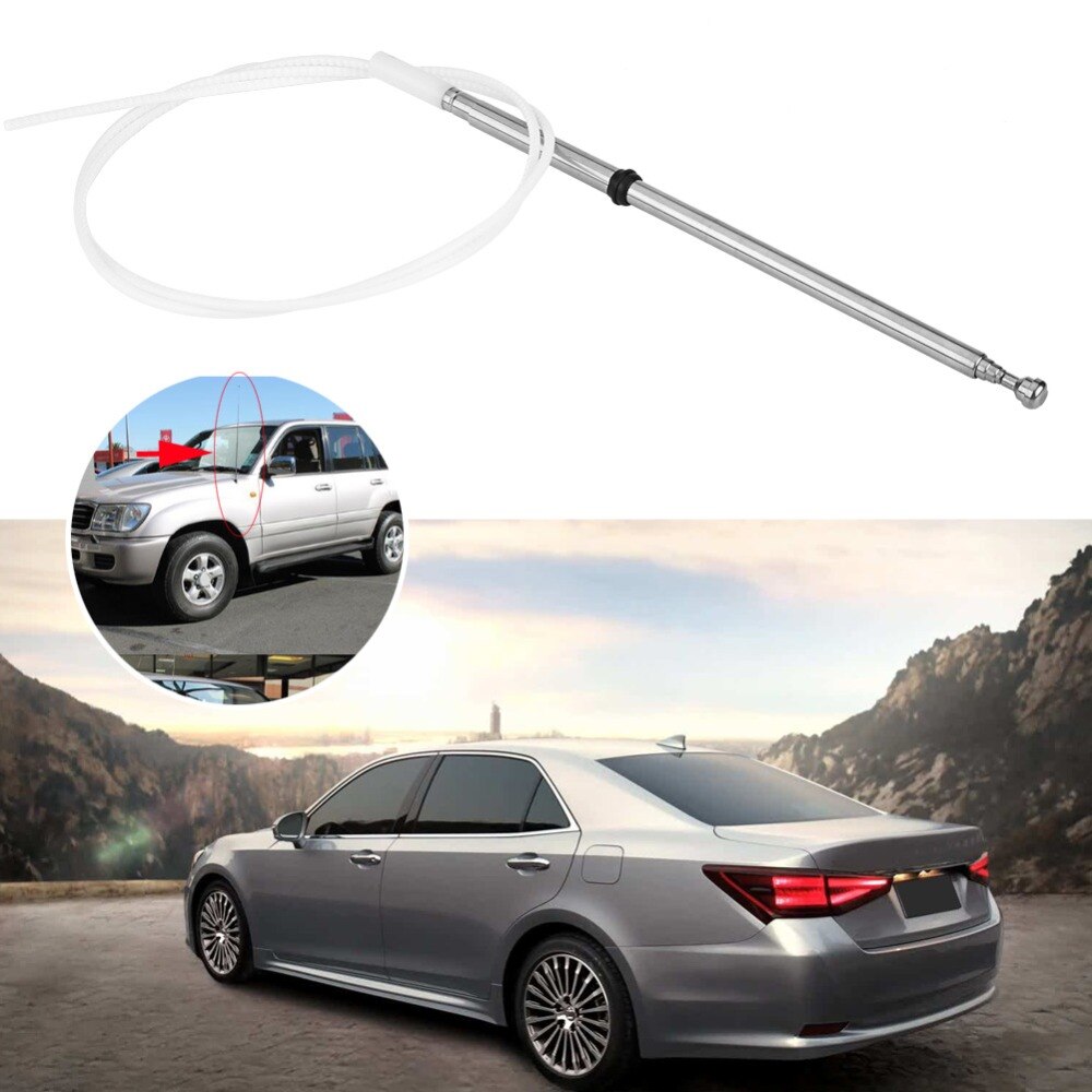 Soonhua Auto Vervanging Antenne Rvs Antenne Am Fm Radio Antenne Mast Voor Toyota Land Cruiser Lexus LX470 1998 2007
