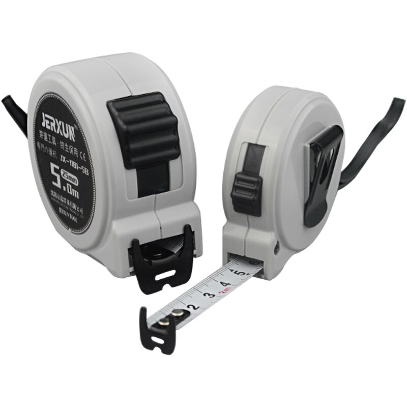 Cinta de medición de acero JERXUN 2/3/5/7,5/10 metros cinta de medición de alta precisión Luban para carpintería sistema métrico de cinta de medición