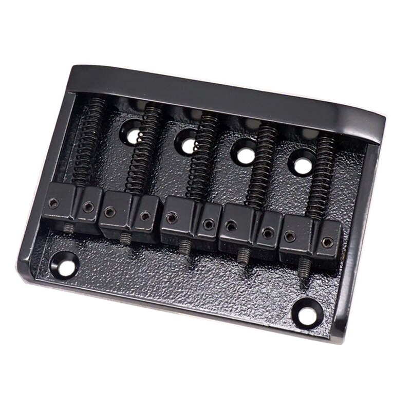 A Set 5 Strings Bass Bridge for Bass Guitar Saddle Guitar Accessories Parts Musical Instrument