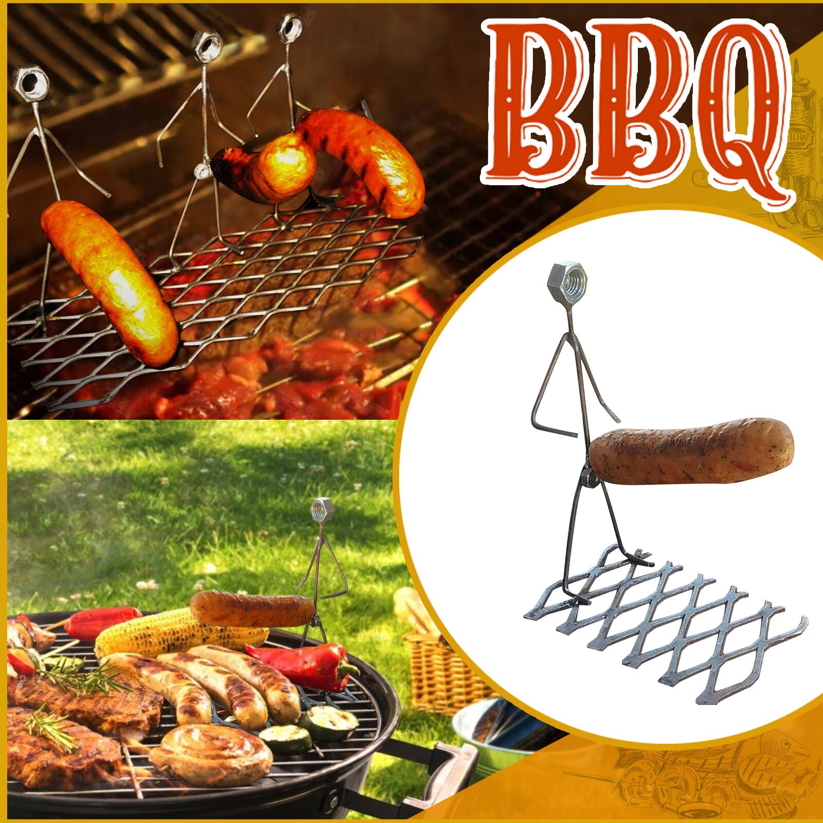Stainless Steel Bbq Forks Camping Campfire Camping Fire Pit Accessories Dog Telescoping Roasting Fork Sticks Skewers Tools