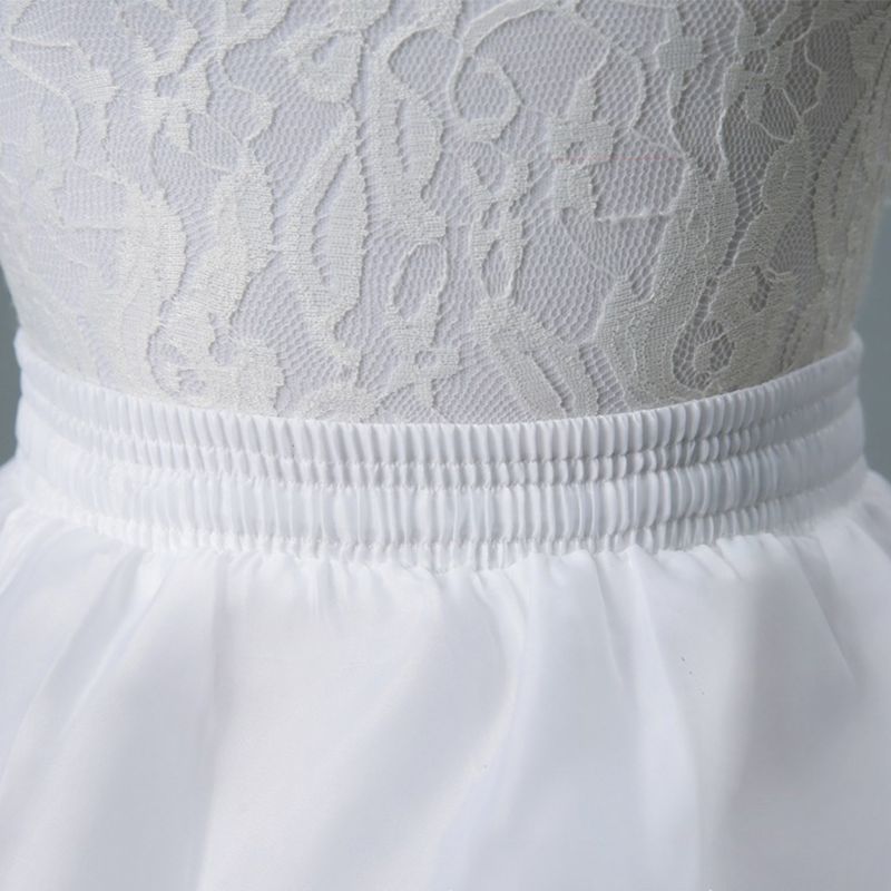 SimpleLife Petticoat, 3 hoepels voor bruid, bruiloft, met elastische taille, Yarnless petticoat, bruidsjurk, rok, voering, vrouwen, party, gala, kostuum, rok, petticoat