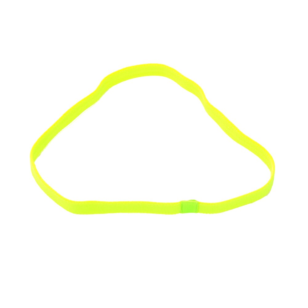 2019 donne Uomo di Sport fasce per capelli della fascia di sport delle ragazze di Sport Anti-slip Elastico In Gomma Fasce Trasporto di Goccia: fluorescent yellow