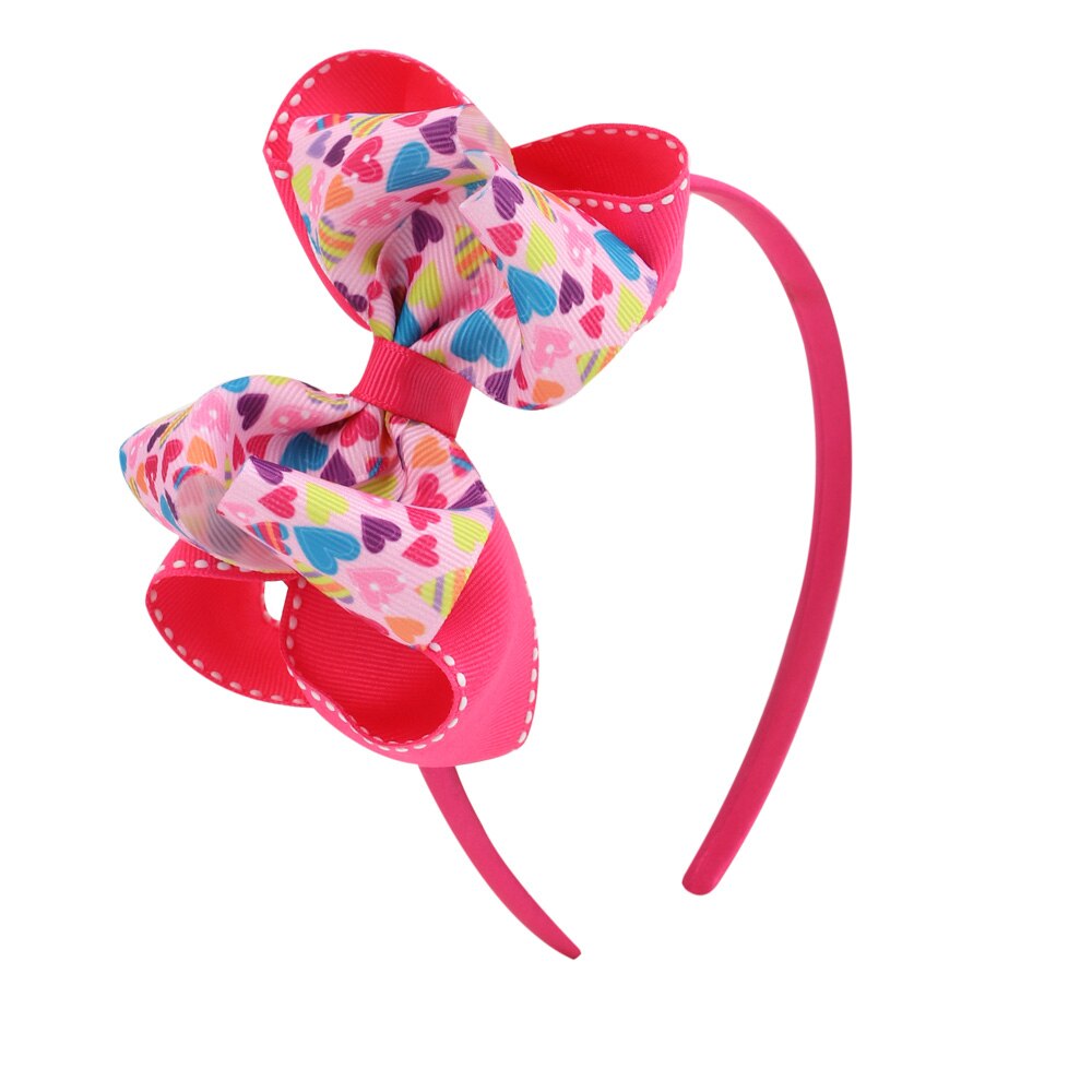 Kids Red Heart Print Hairband Children Party Hair Bands Girls Headband Decorations Ties for Valentines Day Hair Accessories: 11