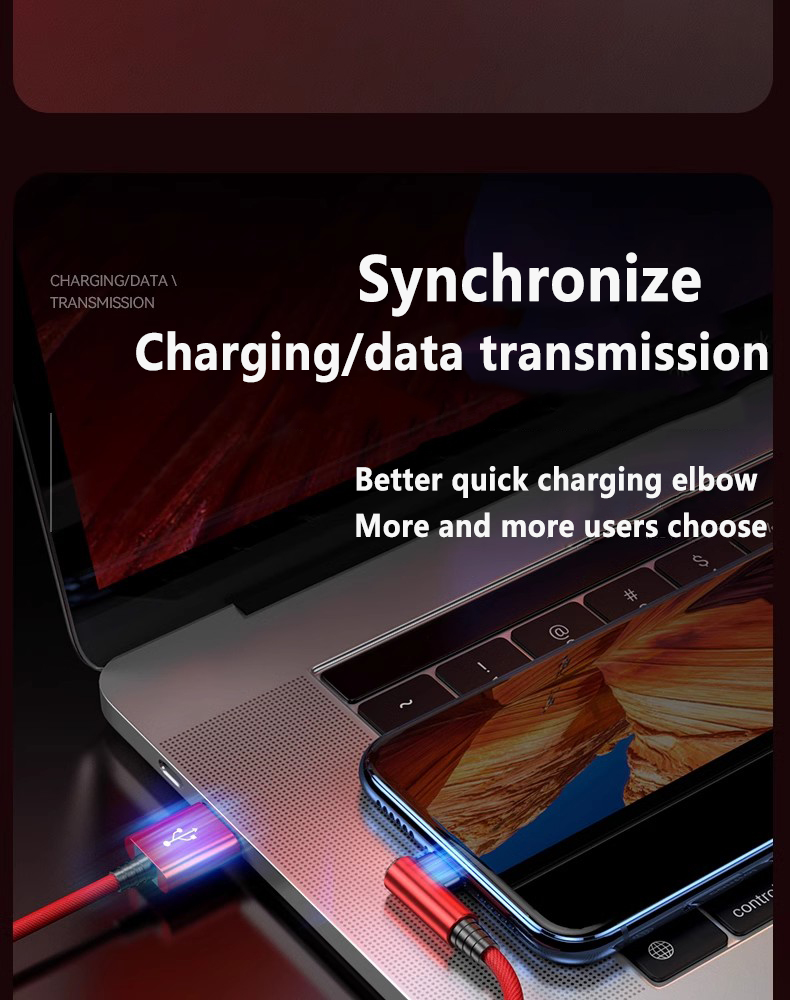 Cabo usb de 90 graus para iphone 14 13 12 11 pro max x xr 6s 7 8 plus 2m 3m chumbo cabo de carregamento rápido do telefone móvel fio carregador de dados