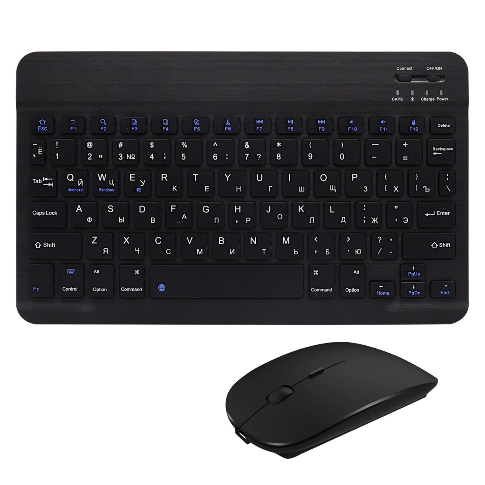 Wireless Keyboard Bluetooth Keyboard And Mouse Keycaps 3-System Switch Multi-Language Universal Laptop Keyboard And Mouse Combo