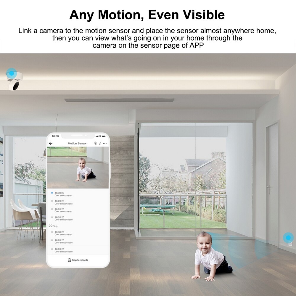 SONOFF SNZB-03 ZigBee Motion Sensor Wireless Dual Infrared Detector PIR Motion Sensor Work with ZigBee Bridge via APP IFTTT