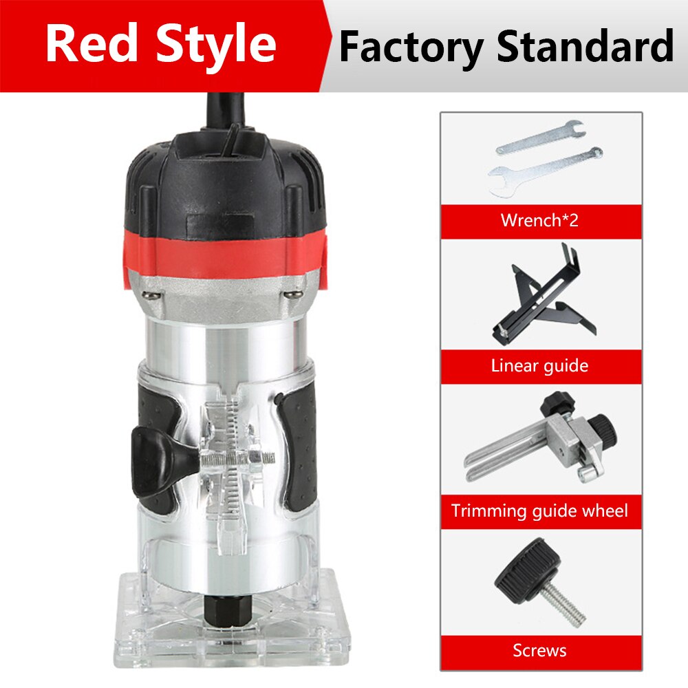EU UK US Plug 800W Woodworking Electric Trimmer Wood Milling Engraving Slotting Trimming Machines Carving Machine Router Wood