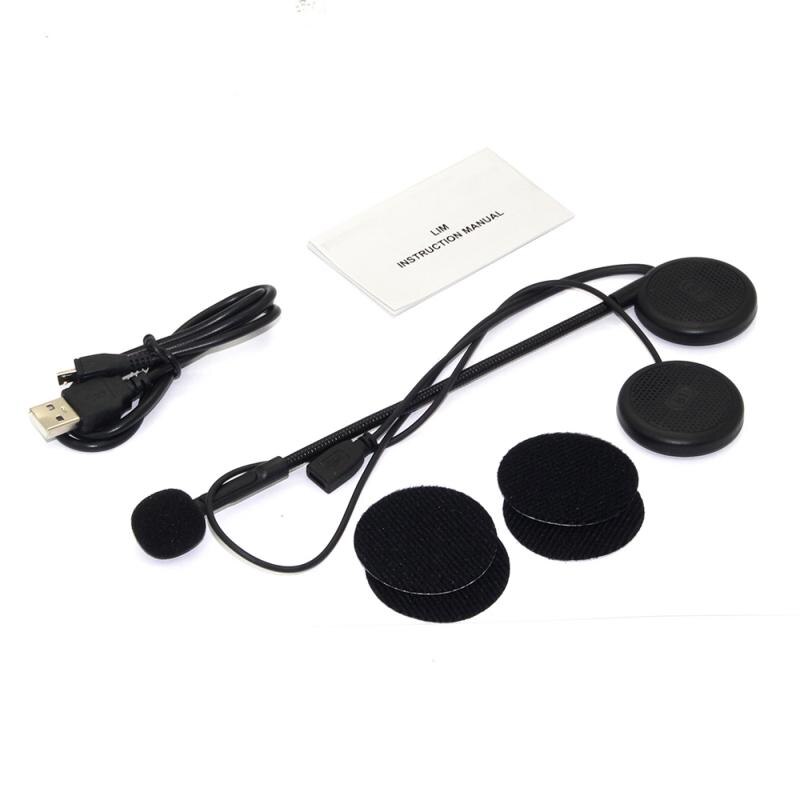 Ultra-dünne Motorrad Helm bluetooth Headset Wirless Kopfhörer Helm Lautsprecher Freisprechen mit Schwamm Mikrofon zubehör