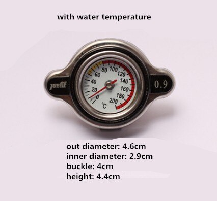 1pc Excavator water tank cover temperature meter universal for Caterpillar Hitachi Hyundai Daewoo Kobelco: B