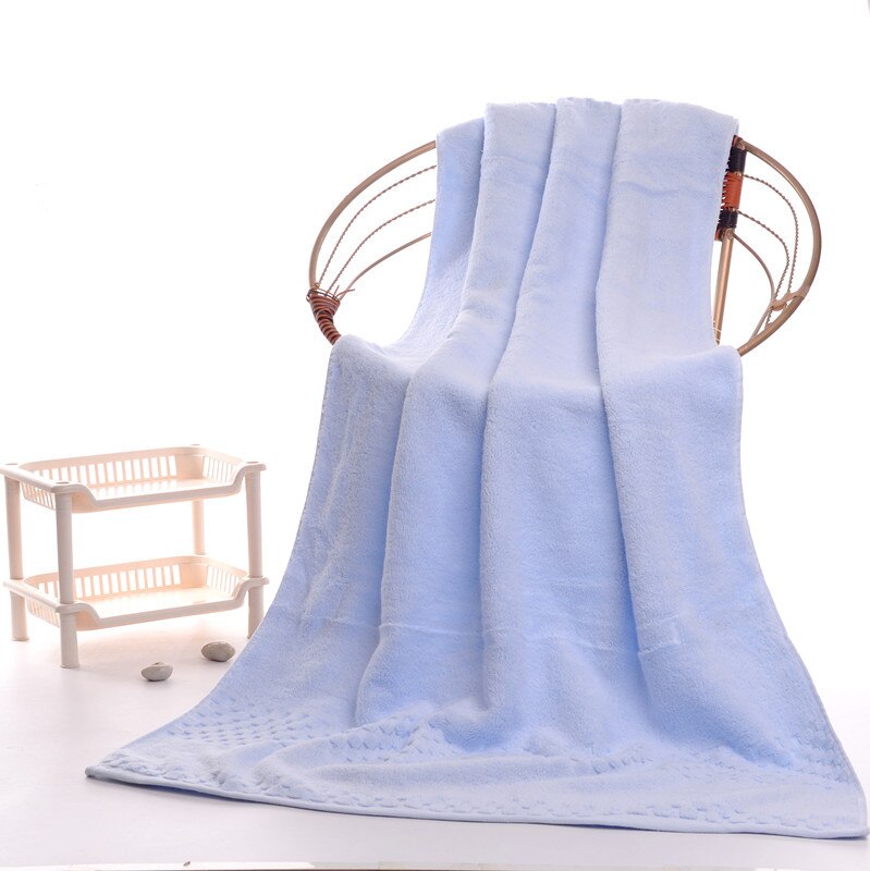 750g Luxe Egyptische Katoenen Handdoeken badkamer voor Volwassenen Grote Sauna Badstof Handdoeken Grote Lakens 70*145 cm strand Handdoeken: Blauw