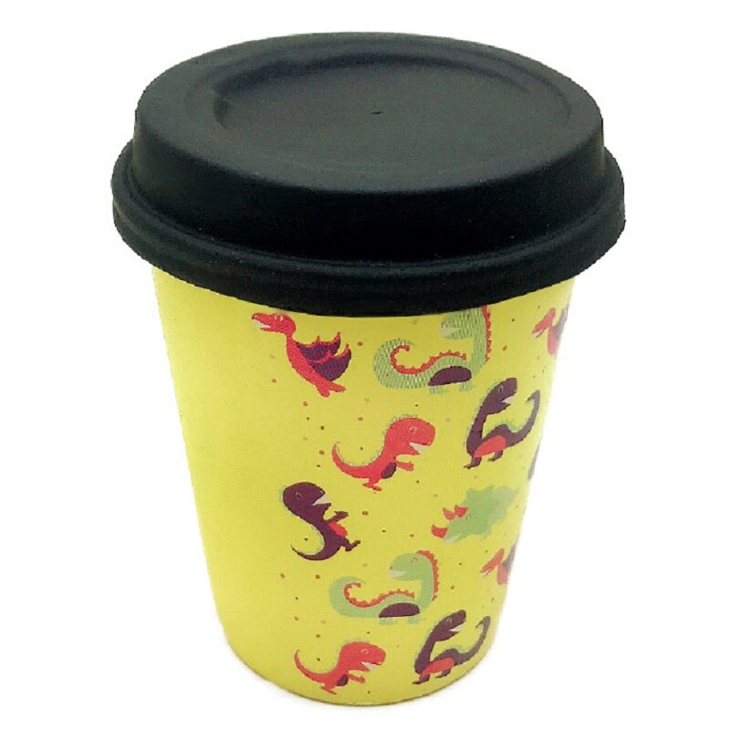 Pu Simulatie Dinosaurus Koffie Cup Squishy Stress Reliever Squishy Langzaam Stijgende Squeeze Speelgoed Voor Kinderen Volwassen 10*8cm