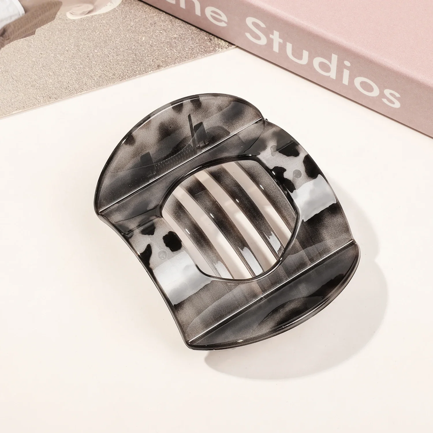 Pinzas para el pelo antideslizantes para mujer, horquillas de garra de pato en forma de arco Vintage, accesorios para el cabello de PC, grandes y pequeños, nuevos: Plata