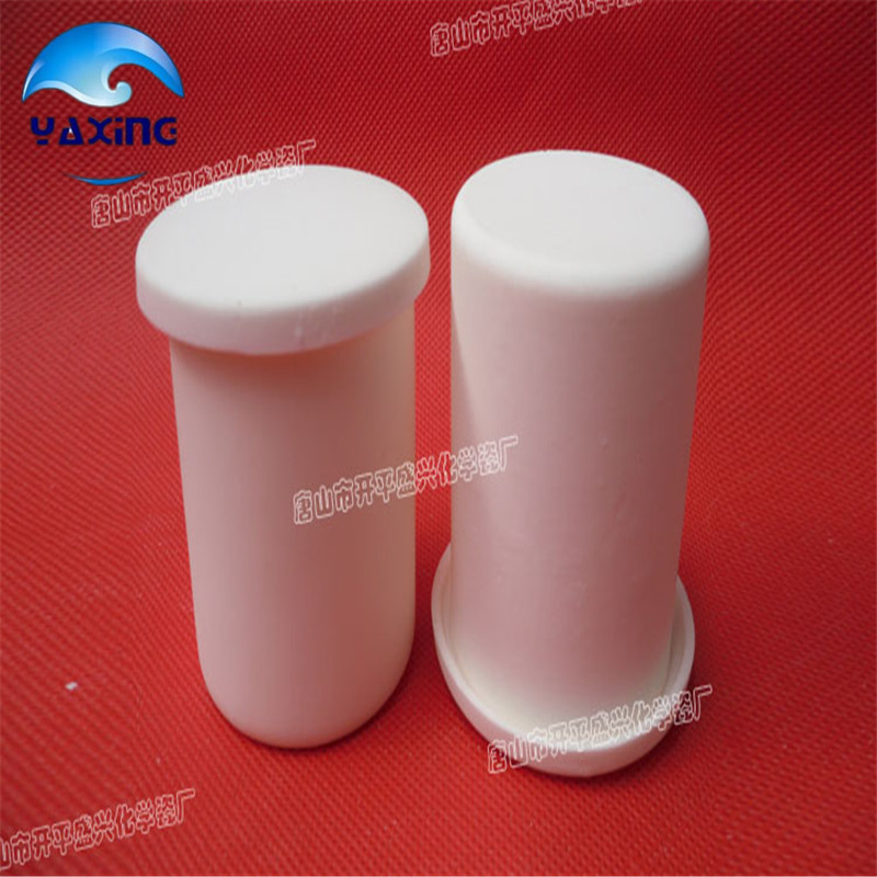 with lid dia50x100mm 150ml 99.5% alumina crucible cylindrical corundum crucible /Cylindrical ceramic refractorye crucible