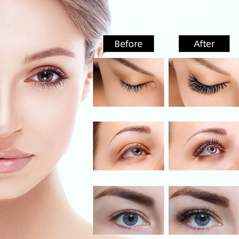 Rizador de pestañas 2 en 1 con calefacción de doble cara, rizador de pestañas eléctrico recargable con 3 engranajes, herramientas de maquillaje de belleza de ojos