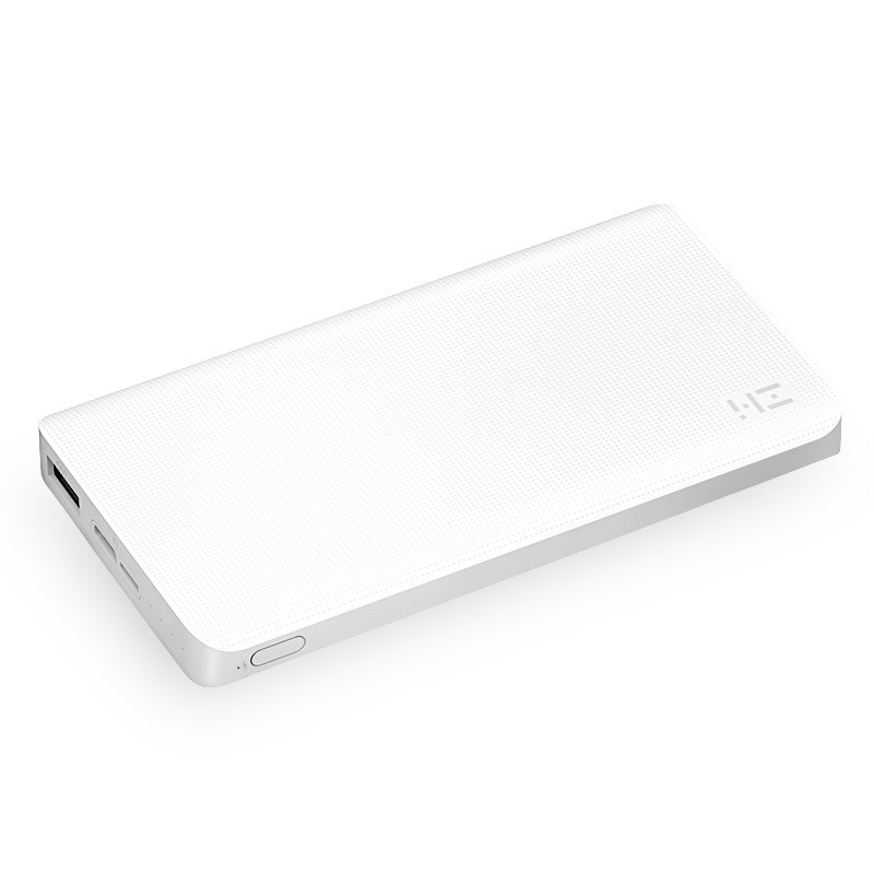 ZMI 5000 mAh Power Bank 5000mAh Powerbank external battery portable charging Two-way Quick Charge 2.0 for iPhone: White