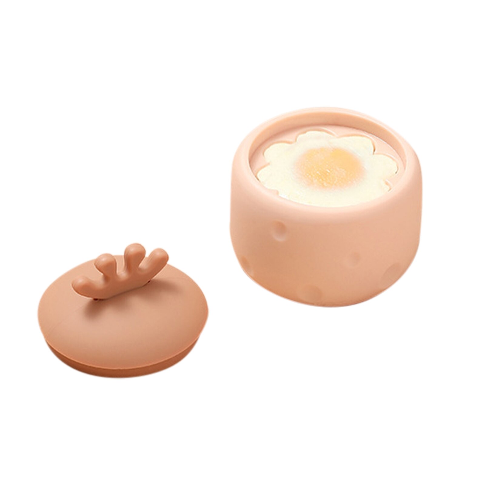 Silikon Ei Tasse Mini Ei Kessel Silikon Dampf Ei Tasse Küche Backen Zubehör Formen Gekochtes Ei Schüssel Kuchen Gelee bilden: Rosa
