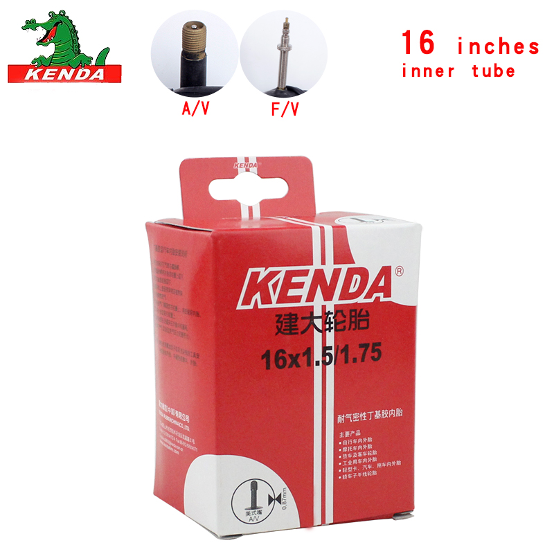 Kenda Bicycle Inner Tube 14 16 18 inch 1.5-1.75 1.75-2.125 AV FV BMX foldable Bike Tire Cycling rubber Tire Rubber Tube Parts
