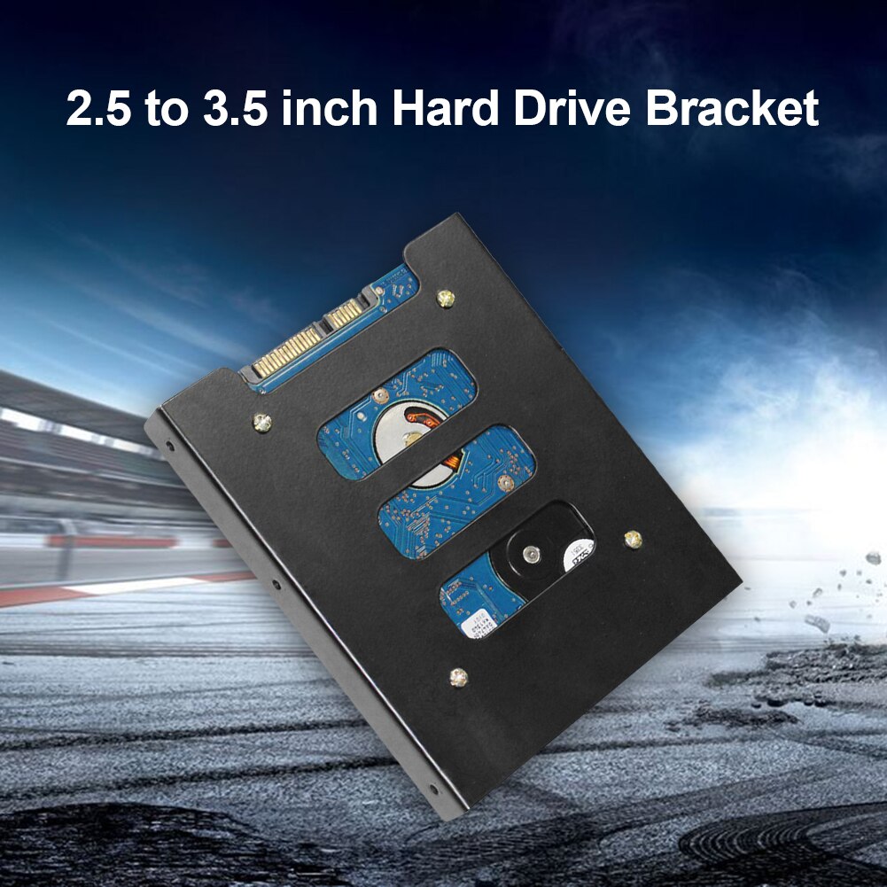 Metalen 2.5 Inch Tot 3.5 Inch Ssd Hdd Mount Adapter Harde Schijf Houder Beugel Ssd Hdd Hard Drive Bay Dock hdd Behuizing Bracket