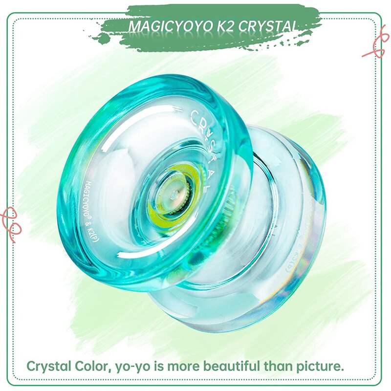 MAGICYOYO-Yoyo K2 Plus, cristal sensible, doble uso, Yoyo con rodamiento no sensible de repuesto para intermedio