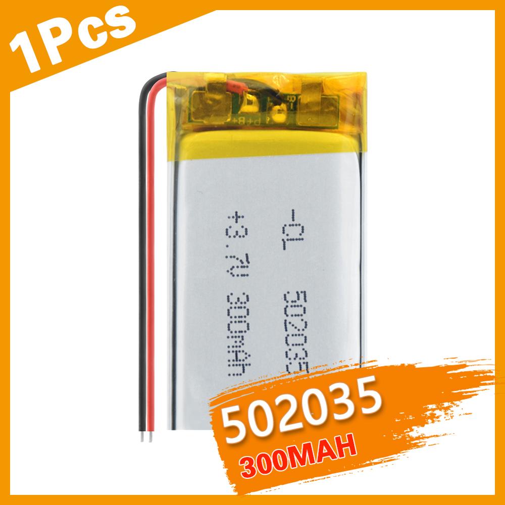 Supply Lithium Polymeer Batterij 502035 3.7V 052035 300Mah Batterij Cellen Voor MP3 MP4 MP5 Oplaadbare Batterij Bluetooth Headset