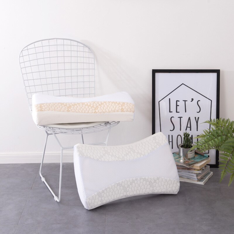 Slow Rebound Memory Cotton Pillow Core Memory Neck Protection Health Constant Temperature Home Cute Travel Sleep Anti-Snore