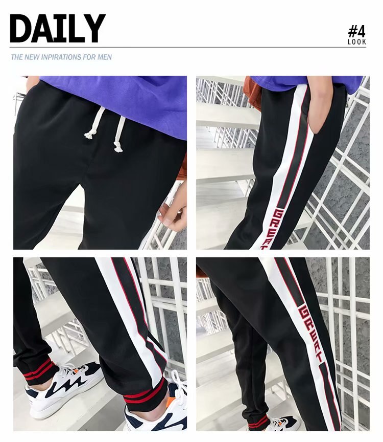 Casual streetwear bukser herre sidelommer cargo bukser mænd joggers casual bukser