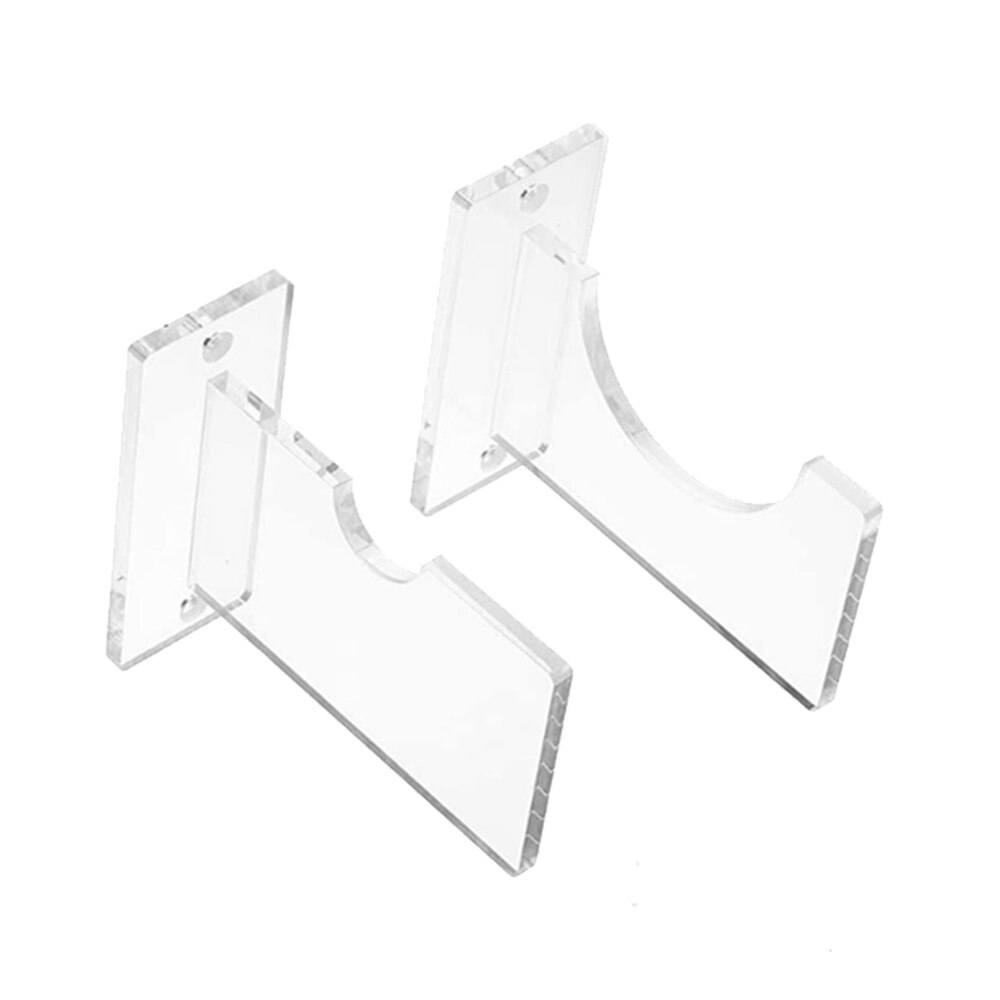 Baseball Bat Display Stand Acrylic Wall Mount Clear Softball Bat Supports Bracket Holder Baseball Bat Hanger Display Stents: Default Title