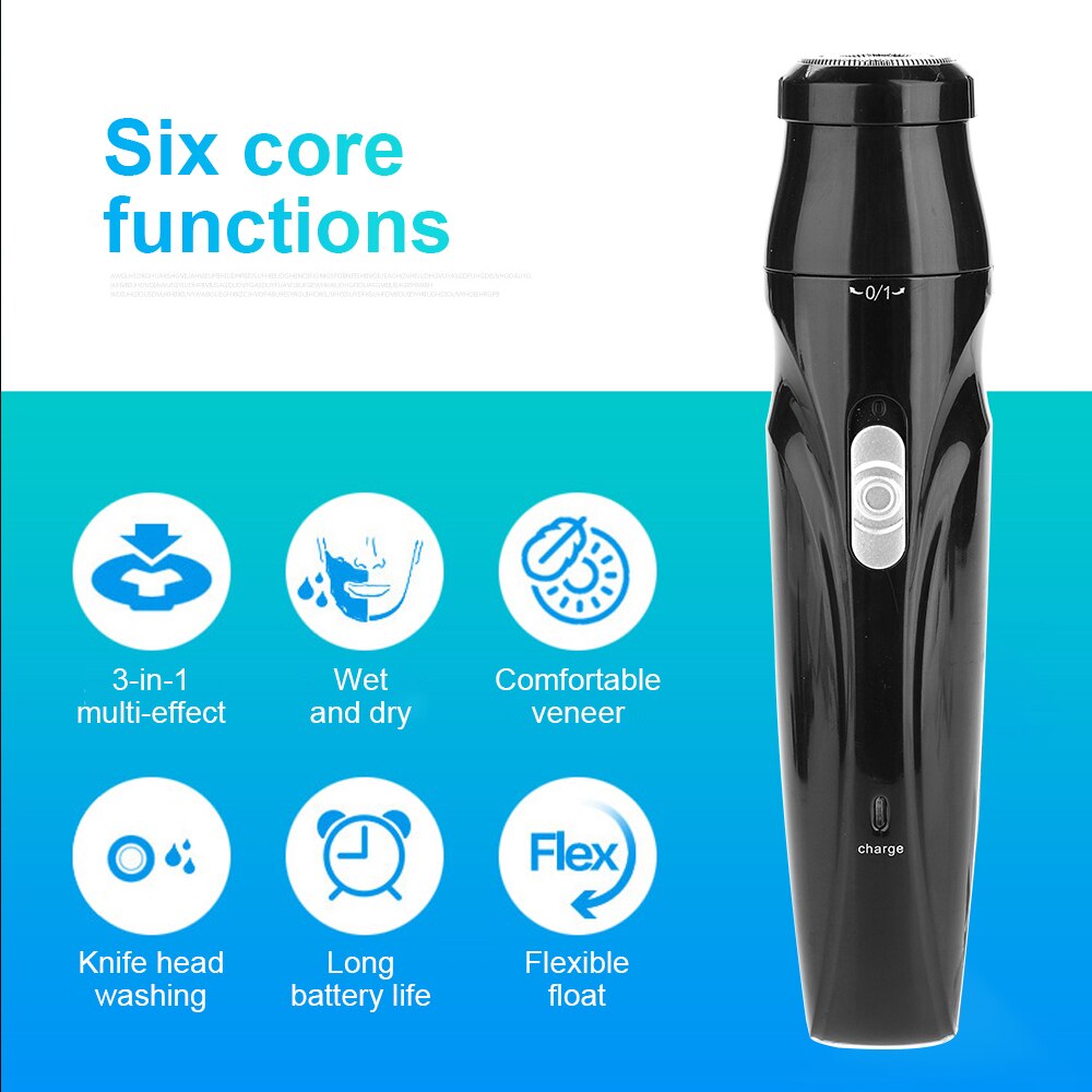 5 IN1Electric Scheerapparaat Neus Oor Haar Trimmerusb Oplaadbare Baard Trimmer Scheerapparaat Wenkbrauw Haar Remover Styling Haar Trimmer Apparaat