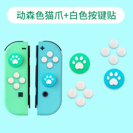 ABXY-Botón de Joystick para Nintendo Switch, pegatina de agarre de pulgar, cubierta protectora, funda colorida de la piel del controlador: 15