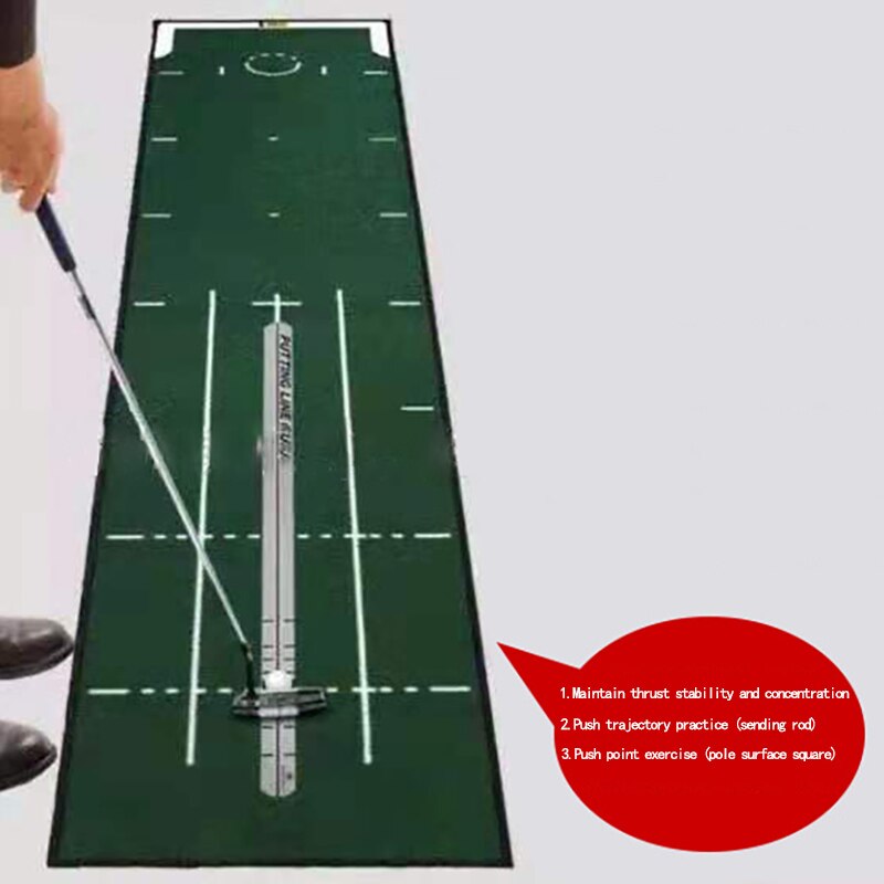 Règle de Putter de Golf, entraîneur de guidage de trajectoire, garder l&#39;alimentation pour pousser la balle avant
