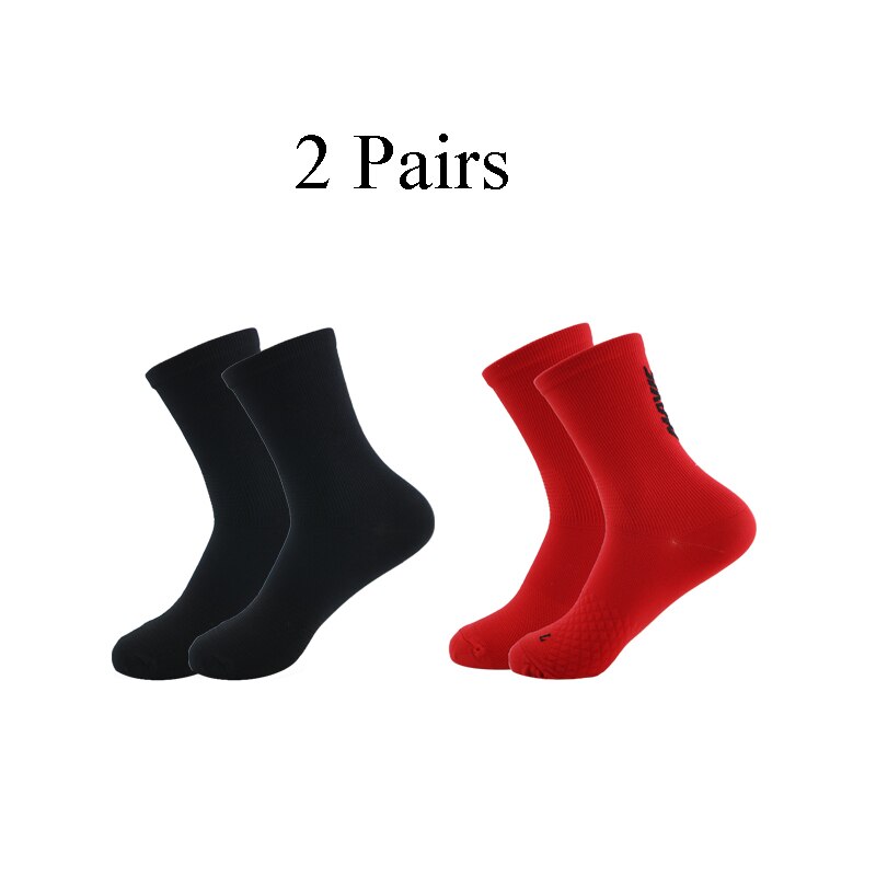 Calcetines antideslizantes Unisex, Fondo de toalla, calcetines de deporte para exteriores, 2 pares: h