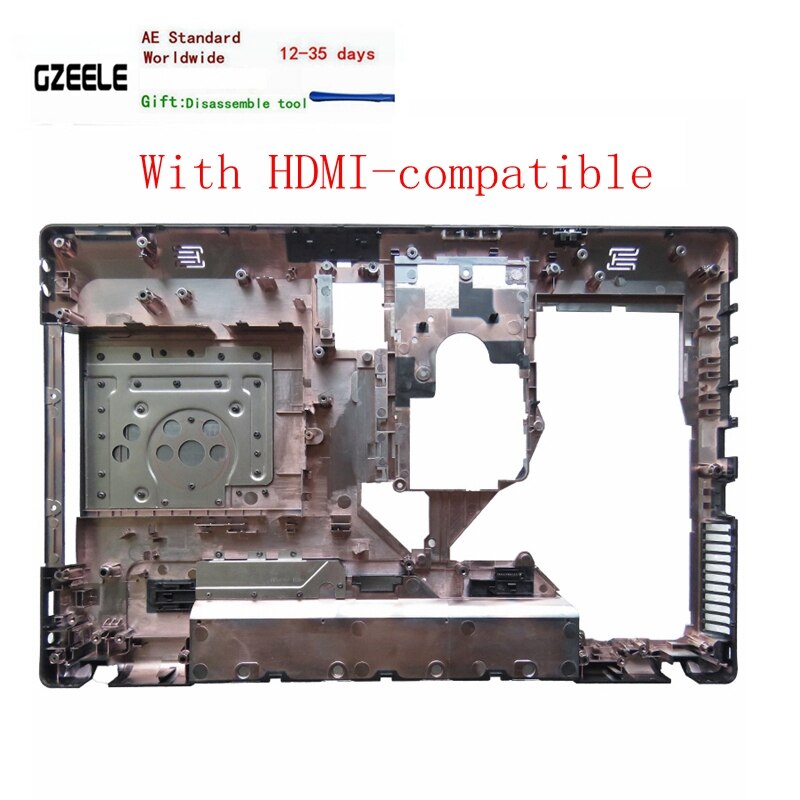 Nowy laptop dolna podstawa skrzynki pokrywa dla Lenovo G570 G575 G575GX G575AX podstawa obudowa D pokrywy skrzynka muszla z HDMI kompatybilny