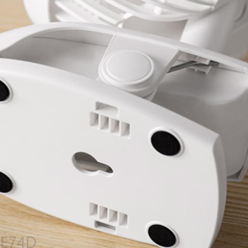 E74D Clipe no ventilador 4 velocidades ventilador pequeno com um forte fluxo ar livre Fan 3600mAh USB