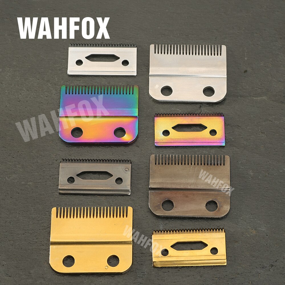 WAHFOX Blade For Barber Hair Clipper For WAHL Clipper 2-Hole Replacement Blades With Ceramic Blade