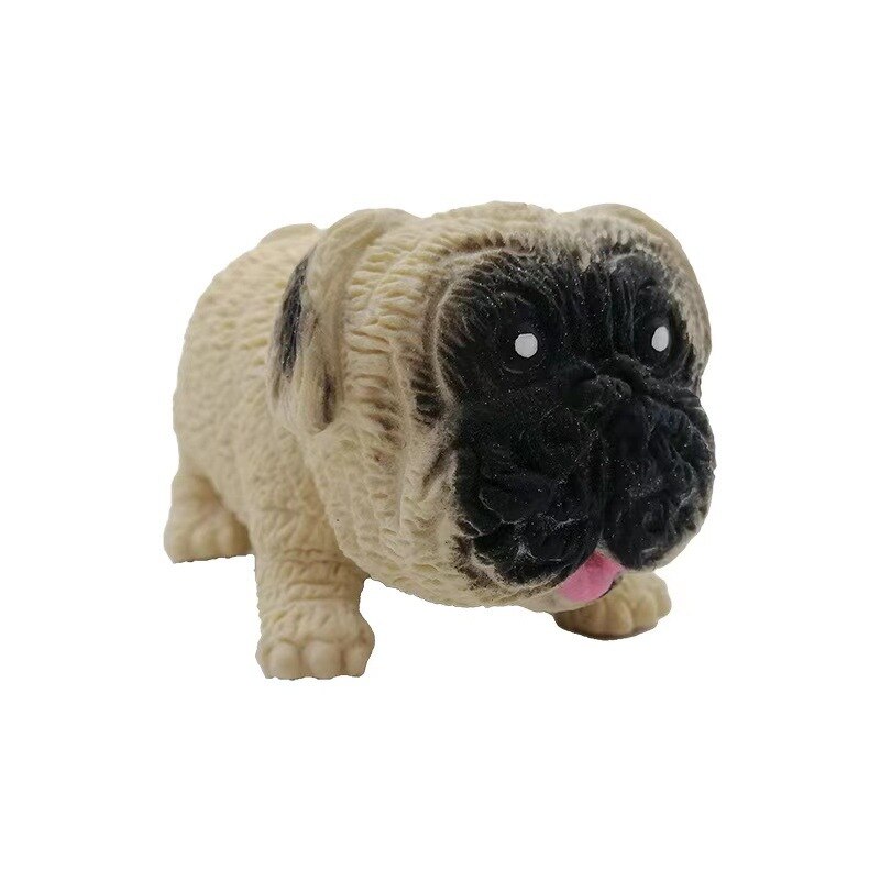 Creatieve Lala Pug Decompressie Speelgoed Knijpen Le Pai Hond Zand Elastische Stretch Vervorming Vent Speelgoed Decompressie Vent Speelgoed Druif Bal: 1pcs