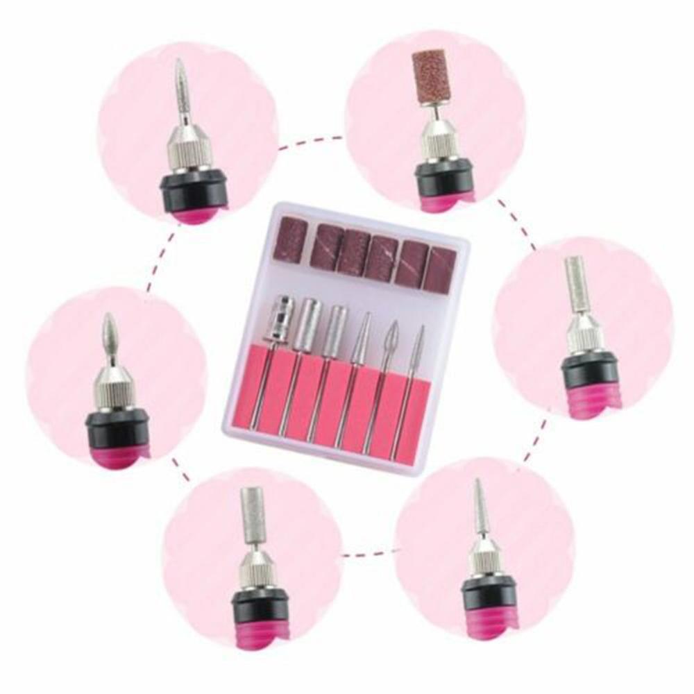 1 Set Elektrische Boor Nagelvijl Acryl Art File Manicure Pedicure Nail Art Pedicure Nagelvijl Praktische Duurzaam Kit