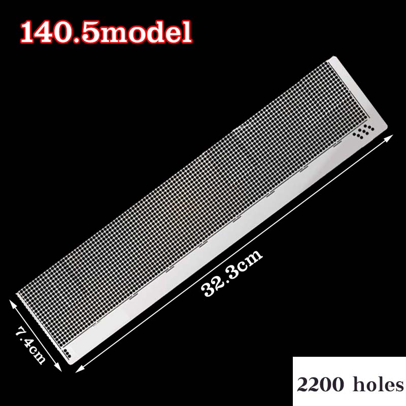 800/1020/2200 Gaten RVS Liniaal Voor Diamant Schilderen Borduurwerk Accessoires Diy Tekening Liniaal Blanco Ronde Vierkante Boren