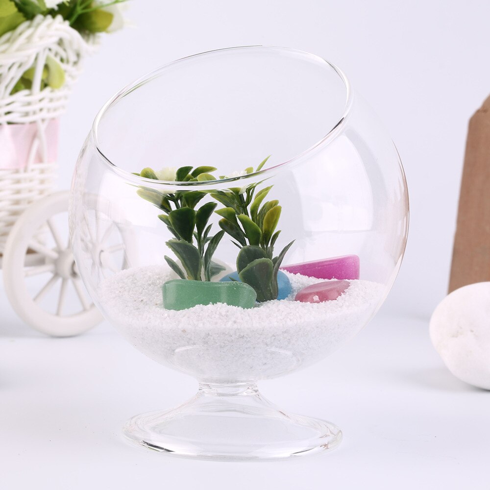 Home Deco Hydroponic Aquarium Fish Glass Vase Tank Plant Container Terrarium Popular