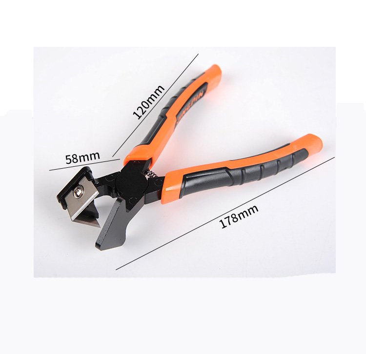 90 Degree V-shaped Rubber Strip Scissors Sealing Strip Plier 7'' Right Angle Rubber Plastic Cutter: Red