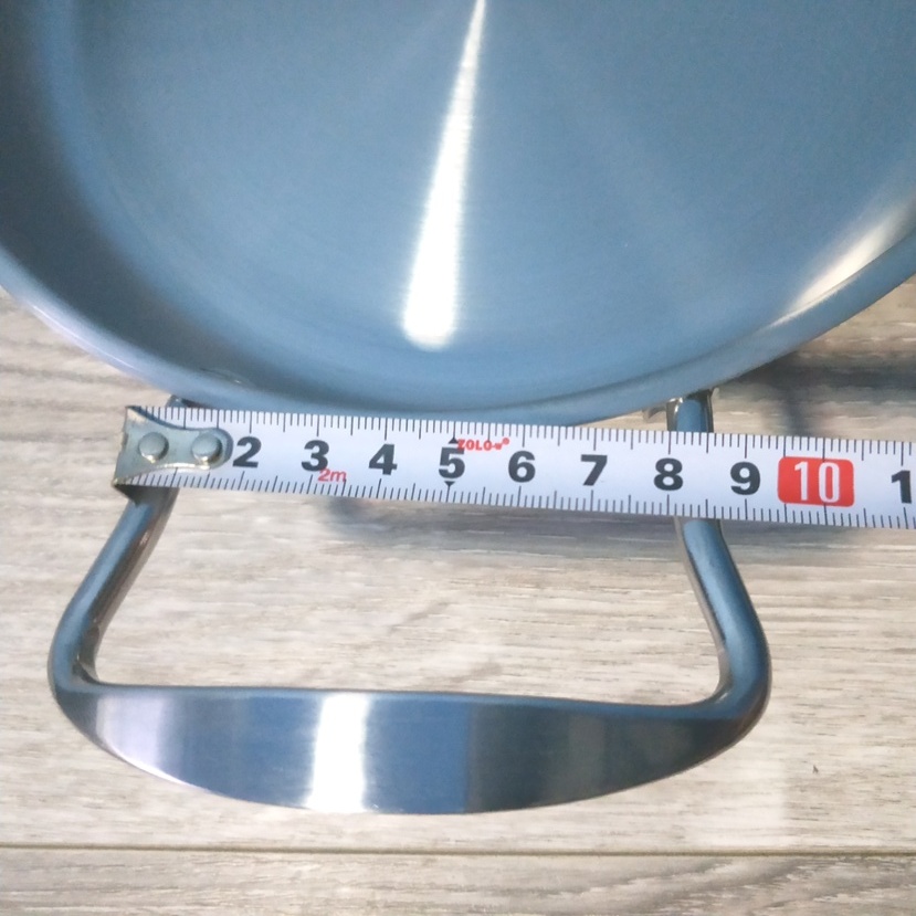 Gril et casseroles en acier inoxydable sans revêtement | style Dia:22cm )