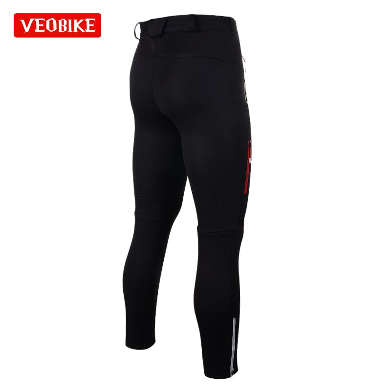 Vinter termisk fleece cykelbukser mænd cykling mtb cykeltøj cykelbukser løbe fitness kompressionstights