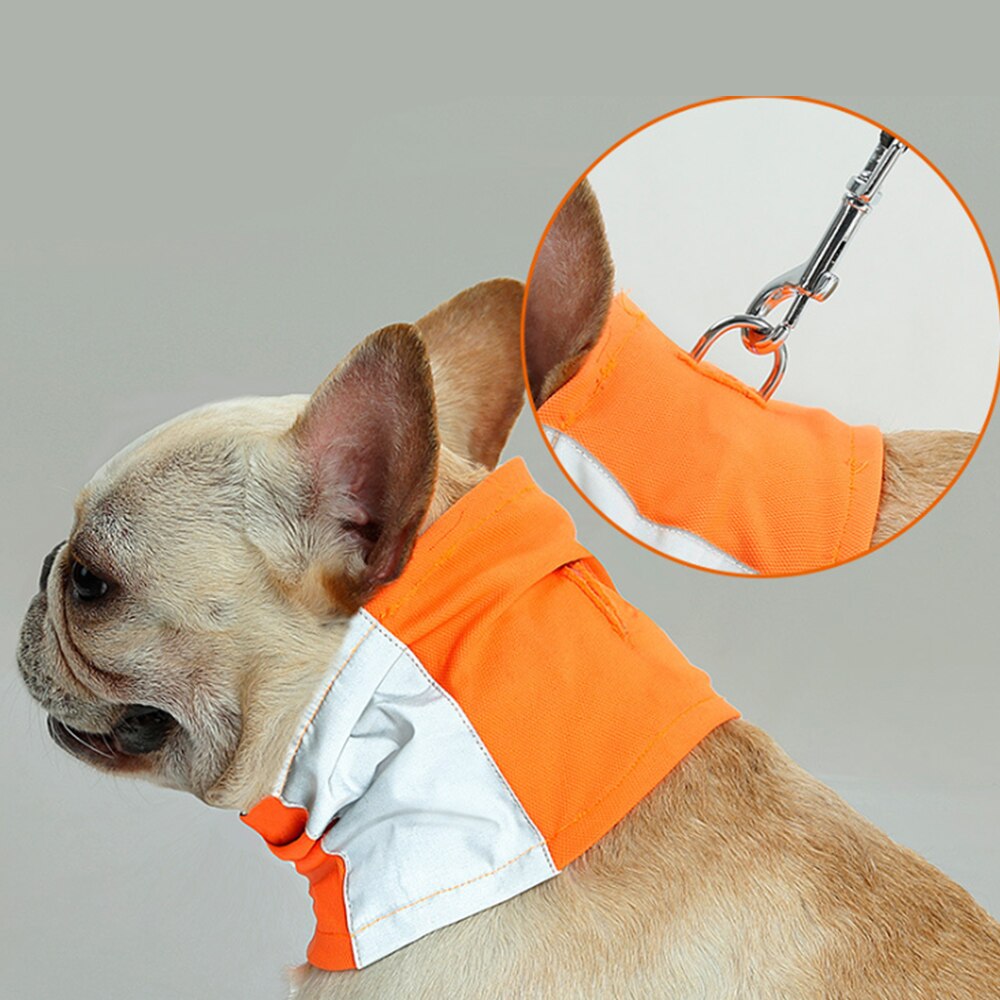 Pet Dog Neckerchief Triangular Bandage Safety Reflecting Pet Neckerchief Scarf Safety Walking Pet Accessories Supplies